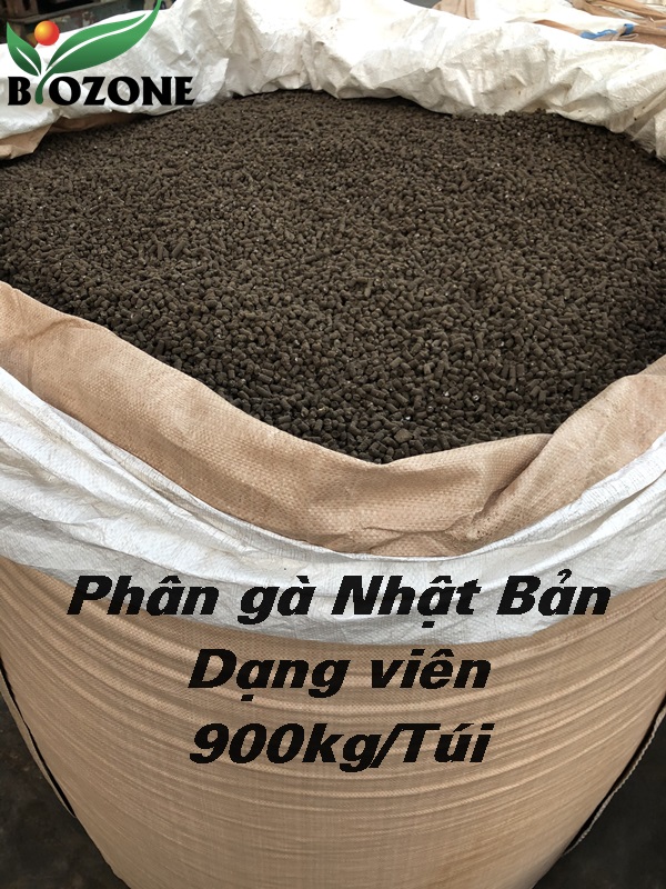 Phân hữu cơ Nhật Bản Dạng viên nén nở (900Kg)